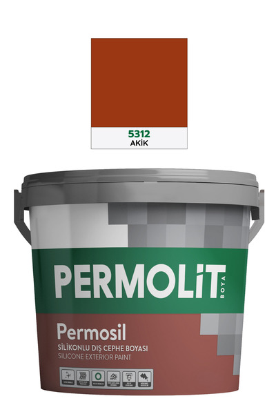 Permolit Permosil Silikonlu Dış Cephe Boyası, Uzun Ömürlü Koruma, | 3,5Kg - 1...