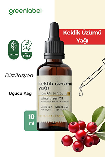 Greenlabel Keklik Üzümü Yağı %100 Saf Doğal Ve Organik 10ml