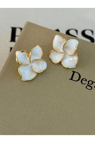 MioArt Mineli Women's Flower Model Earrings