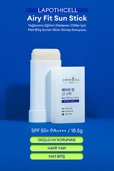Missha Mat Bitiş Sunan Stick Güneş Koruyucu LAPOTHICELL Airy Fit Sun Stick SPF50+ PA++++