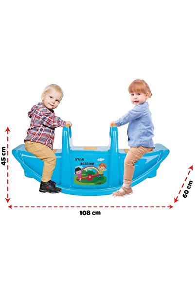 PİLSAN 06 177 Star Tahterevalli Mavi -Pilsan Oyuncak