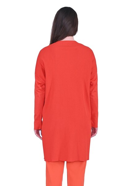 Invee Stick Knitwear Tunic Red