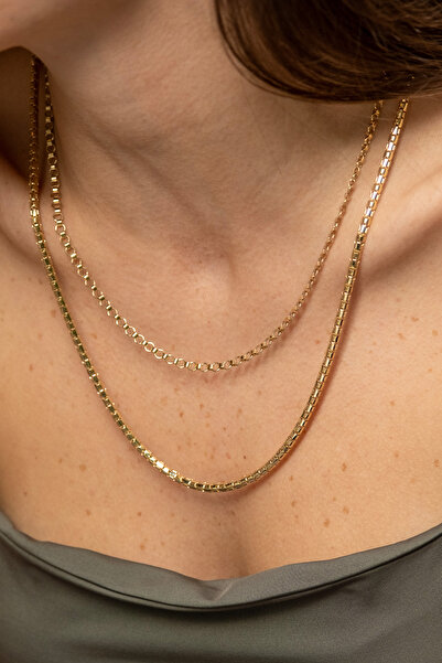 Safir Kuyumculuk Altın Unisex Zincir Kolye