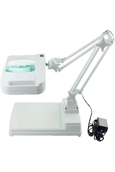 Lisinya 5X 10X Magnifying Glass Led Lighted Super Bright Energy Saving Desk L...