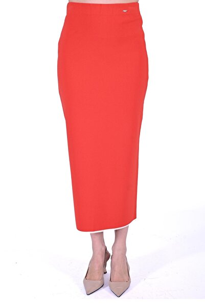 Invee Спідниця Etek Ucu Renkli Трикотажна спідниця ORANJ