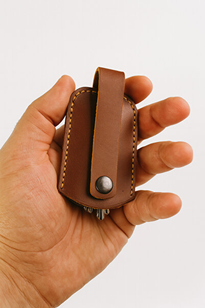 Lethos Leather سلسلة مفاتيح من الجلد الطبيعي