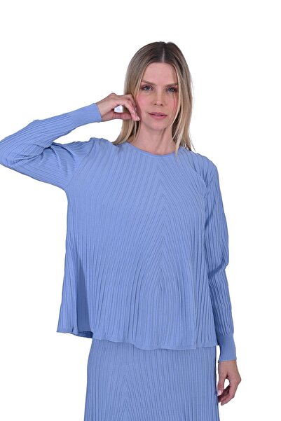 Invee Трикотажна туніка з аплікацією MAVİ