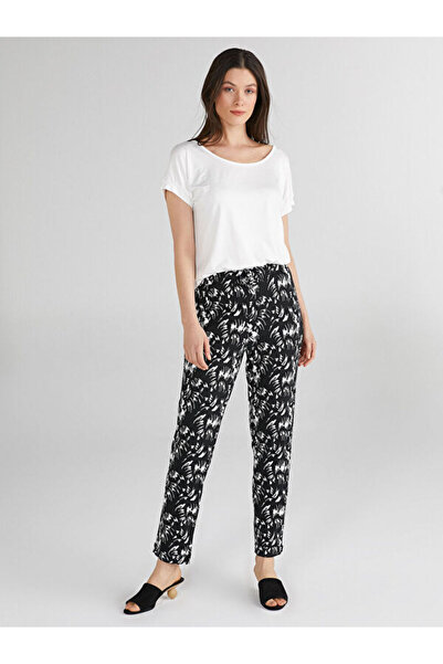 Faik Sönmez Yuvarlak Yaka Düşük Kollu T-Shirt B00003