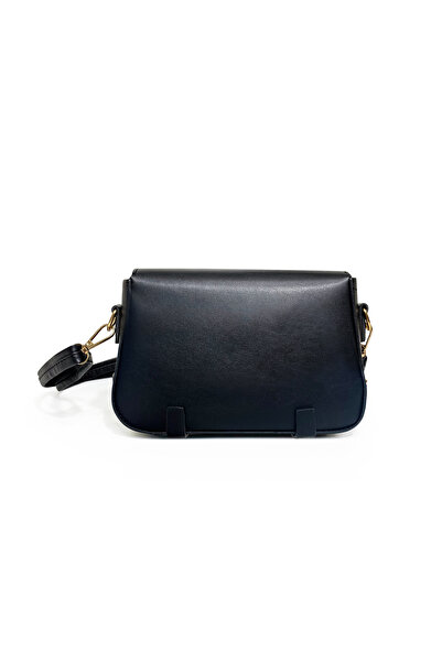 westbag Жіноча сумка з хрестоподібними ременями та ручками, чорна, невеликого розміру