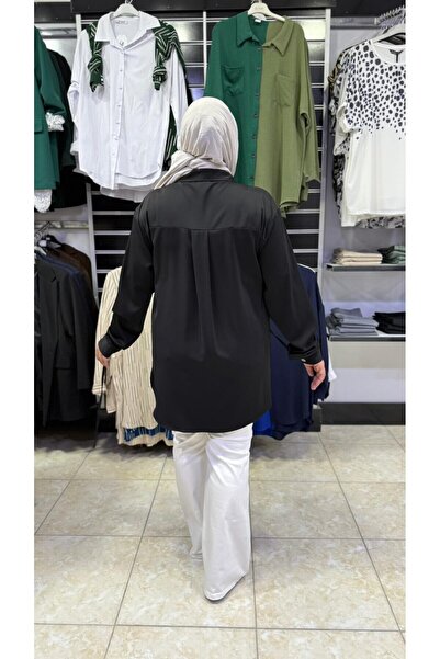 Sevda Kılınç Large Size Dubai Fabric Shirt