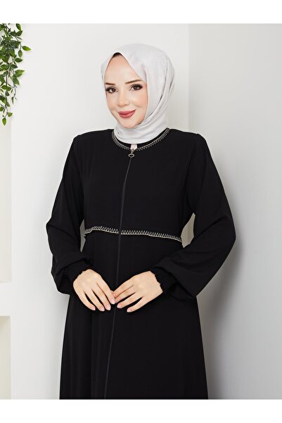 ESLEMNUR Casual Hajj and Umrah Embroidered Mevlana Ferace
