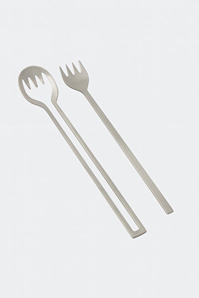 Porland Cosa Stainless Steel Salad Serving Set of 2 – Spoon and Fork