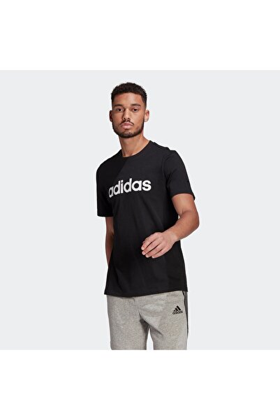 adidas Uniseks Siyah Lın Sj T T-shırts Gl0057