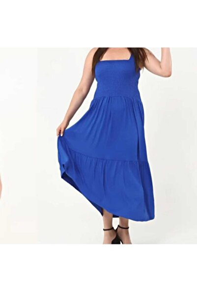 anne moda ankara Rochie cu șnur la piept și talie, din lycra, model A, 95% bumbac, cu bretele lungi