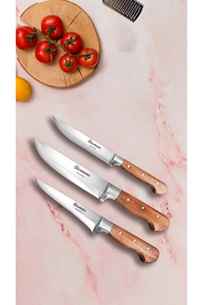 Sürmene Bıçakçı Hacı Ahmet Günlük Bıçak Seti Et Ekmek Sebze Meyve Pasta ve Gü...