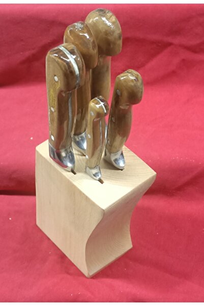 B-H-A BIÇAKÇI HACI AHMET Sürmene Kütüklü Bıçak Seti 5'li Set - Sürmene Bıçak ...