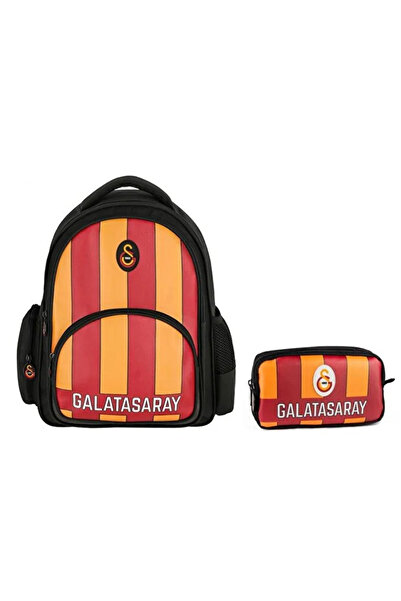 Galatasaray Lisanslı Okul Sırt Çantası ve Kalemlik Seti
