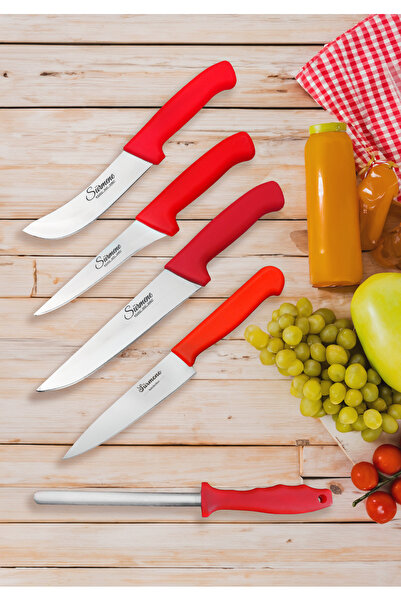 B-H-A BIÇAKÇI HACI AHMET Sürmene Şef, Mutfak ve Kasap Bıçak Seti | Doğrama Sı...