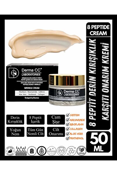 Derma CC LABORATORIES 8 Peptide Wrinkle Cream - 8 Peptit Içeren Derin Kırışık...