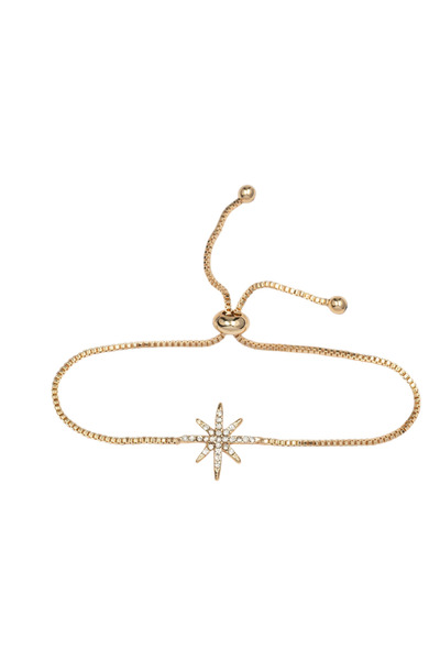 Bijuty سوار نسائي على شكل نجمة - لون ذهبي - (مع هدية مفاجئة)