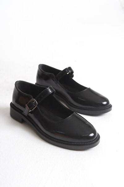 SH SİLVER MODA Balerina de zi cu zi pentru femei, cu cataramă, ușoară, elegan...