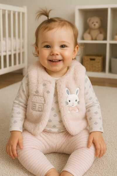 MİLAYS LİFE HOME COLLECTİON طقم هيركالي فاخر من القطيفة الناعمة جدًا للفتيات ...