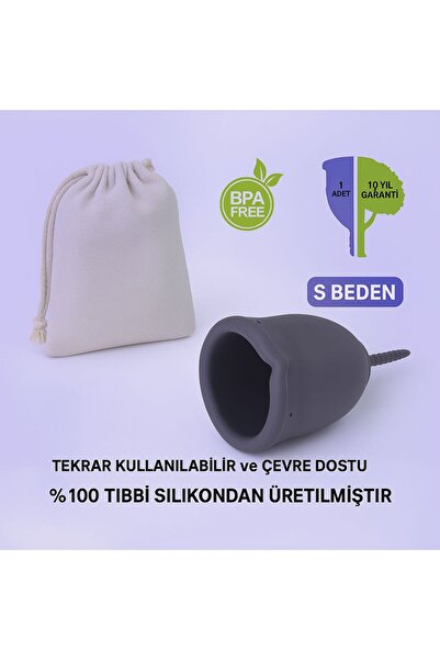 AURA LİNE Adet Kabı Regl Kabı Menstrüel Kap Menstrual Cup Small