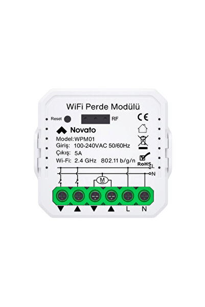 Novato Tuya Uyumlu Perde Panjur Kepenk WiFi Kontrol Rölesi
