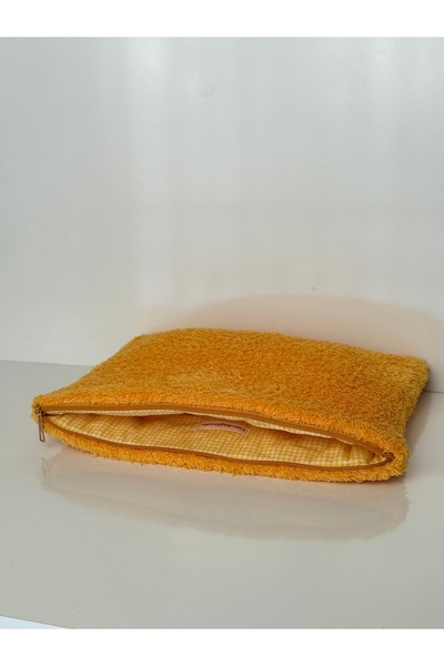 BABY KANGAROO Mustard Plush Unisex 13-14-15-16 Inch Compatible MacBook Case Notebook Laptop Bag