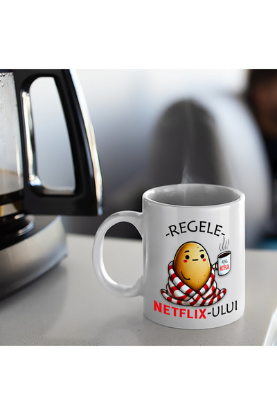 OEM Cana Personalizata, Regele Netflix-ului, 300 ml