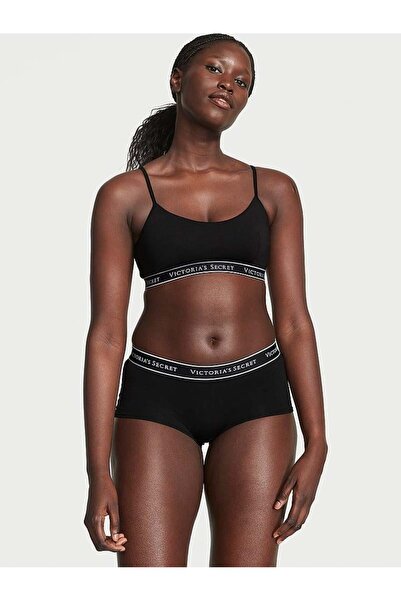 Victoria's Secret Logolu Pamuklu Boyshort Külot