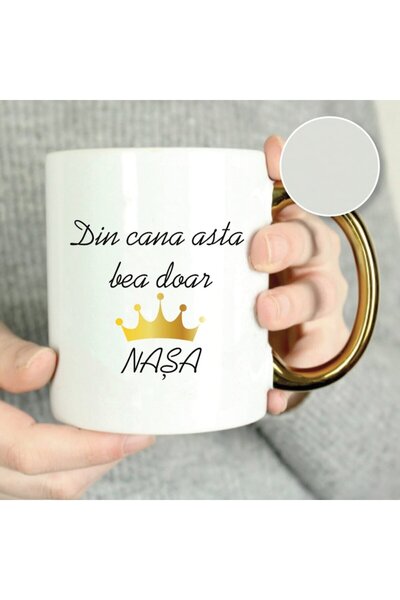 OEM Cana personalizata, Din cana asta bea doar Nasa, 300 ml