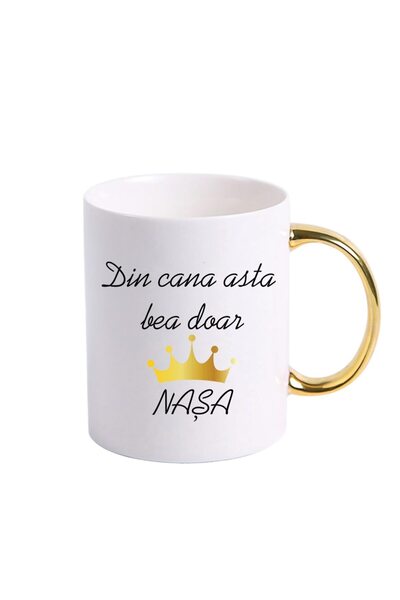 OEM Cana personalizata, Din cana asta bea doar Nasa, 300 ml