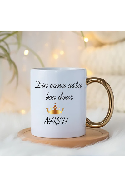 OEM Cana personalizata, Din cana asta bea doar Nasul, 300 ml