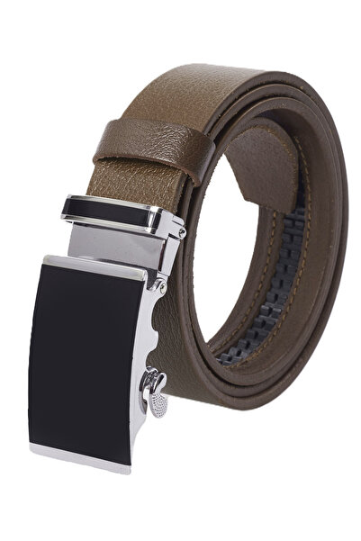 derikem Curea clasică pentru bărbați din piele de bivol 100% autentică, cu ca...