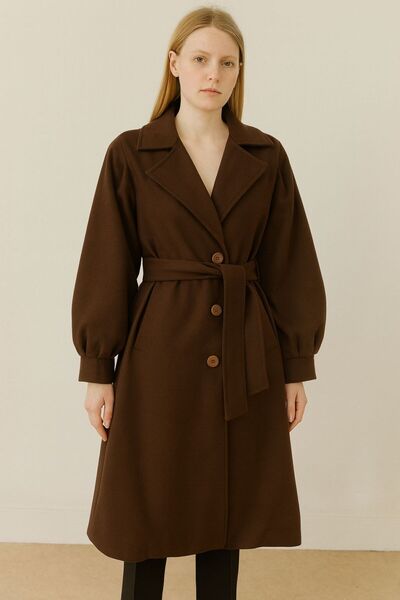 EMİRA LİFE BALLOON SLEEVE COAT