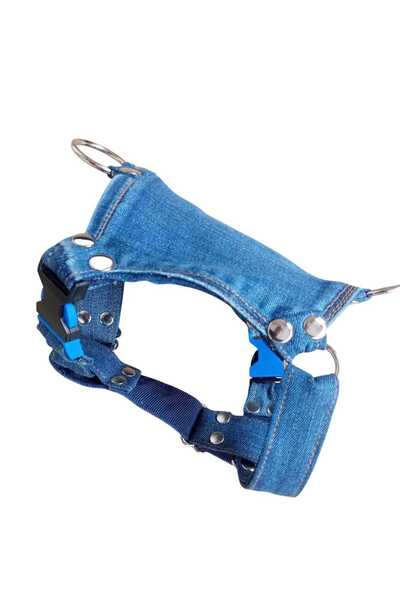 balkonda Köpek Göğüs tasması minik ırk kot cep göğüs ölçüsü:20-35cm ayarlamalı dog harness Gt2-20