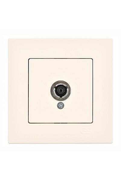Günsan Eqona Cream Tv Socket (Transition-Finished)