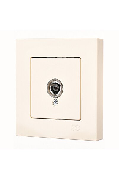 Günsan Eqona Cream Tv Socket (Transition-Finished)
