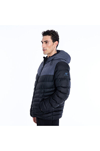 New Balance Nb Lifestyle Men Jacket Pánský černý kabát Mnj3233-bk