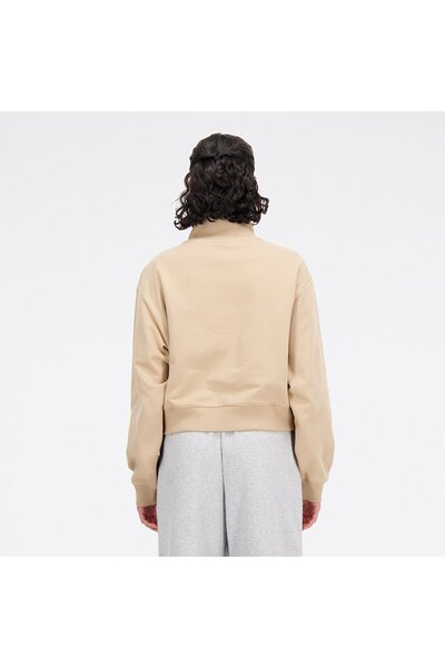 New Balance Wnc1403 Μπεζ γυναικείο φούτερ