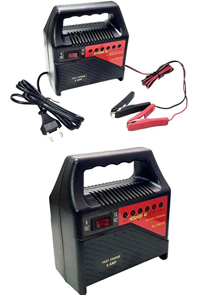 MATECHNO 6-12V Problu Akü Şarj Cihazı 6 Amper