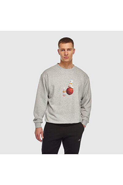 New Balance MNC3411 Γκρι ανδρικό φούτερ