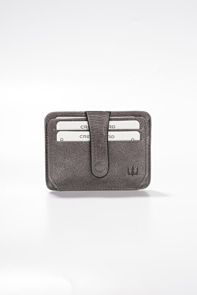 Getto Deri Vento Hakiki Deri Çıt çıtlı Kişiye Özel İsim Baskılı Cüzdan