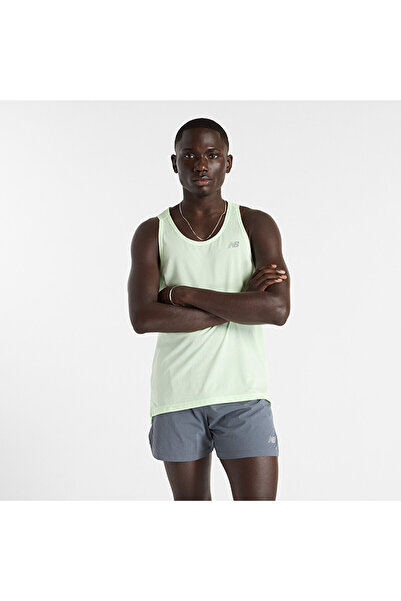 New Balance Mt41250 Yeşil Erkek Tişört