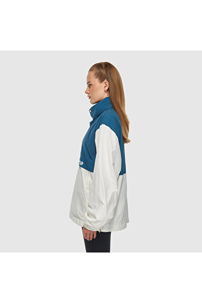New Balance Unj3429 White Unisex Coat & Vest