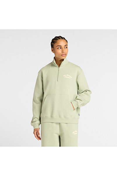 New Balance Yeşil Kadın Sweatshirt