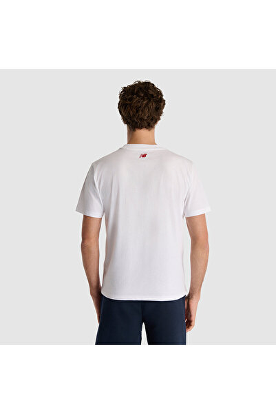 New Balance MNT1511 Λευκό ανδρικό μπλουζάκι