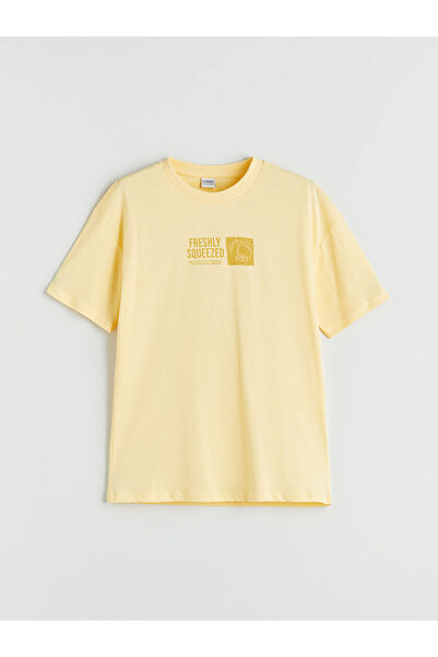 LC Waikiki Ανδρικό μπλουζάκι με λαιμόκοψη Özmarka New Season