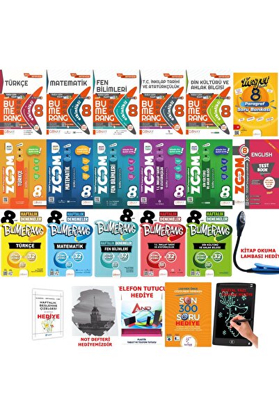 Günay Yayınları 2025-2026 Müfredat 8. Sınıf Bumerang Konu Ve Etkinlikli Soru ...